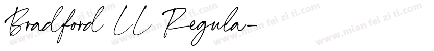 Bradford LL Regula字体转换